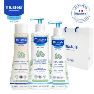 무스텔라 베스트 세트 (바디로션 300ml+클렌징젤 500ml+샴푸 200ml)