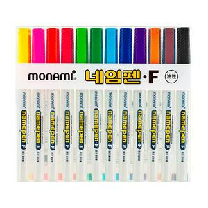 모나미 네임펜 12색 세트 유성펜