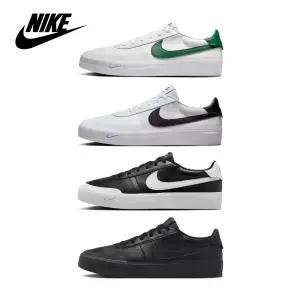 [나이키]나이키 코트 슛 레더 화이트 블랙 그린 남성신발 남자단화 정장운동화