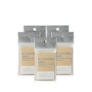 MISSHA 오일 컨트롤 페이퍼 피지흡수 기름종이 100매 5팩