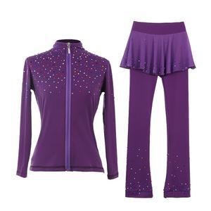 피겨스케이트 의상 연습복 스케이팅 3피스 바지 피겨 세트