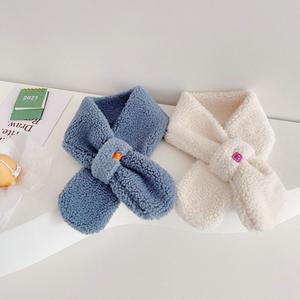 1+1 단색 뽀글 머플러 부드러운 겨울 키즈 목도리/니트/미니/어린이/넥/워머/아동/아기/선물/유아/여아