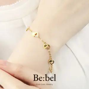 순금팔찌 3.75g 24k 여자 디자인 여성 라운드 비벨 한돈 1돈