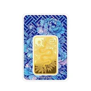[아시아골드][아시아골드] 뱀 24k 순금 잠상 프레스 골드바 100g
