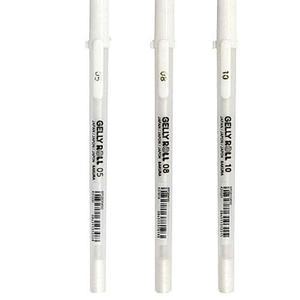 겔리로펜 사쿠라펜 겔리롤 사쿠라 화이트펜 화이트 0.5 0.8 1.0MM 선택가능 젤리롤펜 흰색펜