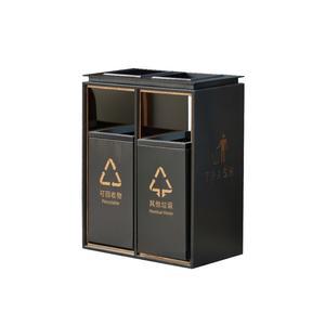 재떨이 쓰레기통 흡연실 휴지통 업소용 스탠드 소형 야외 쇼핑몰 A타입 정원 스탠 월넛