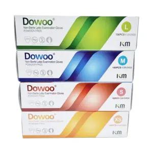 KM 도우 덴탈글러브 진료용 의료용 라텍스 멸균 XS S M L 100PCS