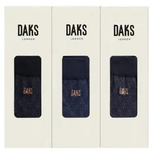 [대구백화점] [닥스양말]신사 면중목 작은다이아 3족세트(25809)