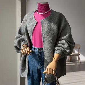 (안나앤모드) nokara 울 니트 오픈 자켓[가디건DCC34]