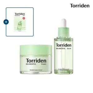 [SET] 토리든 밸런스풀 시카 진정 세럼 50ml+크림 80ml (+시카마스크 1매)