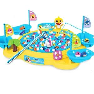 4인용 아기상어 회전 낚시놀이 게임세트 아파트어린이집