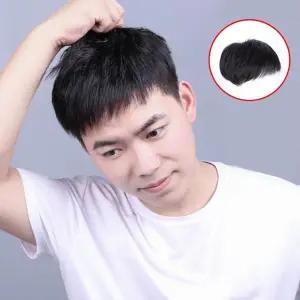 자연스럽고 풍성한 스타일 네추럴 윗머리 가발단발 감쪽이 머리띠 남자정수리 여자 부분 인모 긴머리 엄마