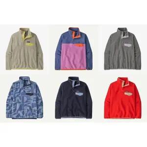 파타고니아 티셔츠 아웃도어 [코리아] 25FW 우먼즈 라이트웨이트 신칠라 스냅 티 풀오버 25455Q7 SA 가벼운