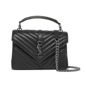 생로랑 600279 BRM04 1000 모노그램 컬리지 은장 미디음 사첼백 체인 숄더백