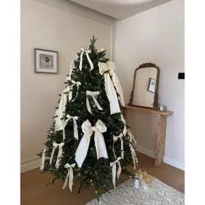 크리스마스 트리 대형 리본 장식 소품 왕리본 Diy