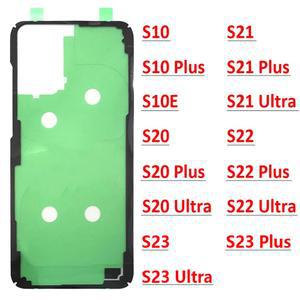 뒤 배터리 커버 도어 스티커 접착 테이프 삼성 S10 S10E S20 S21 S22 S23 Plus Ultra Fe 방수