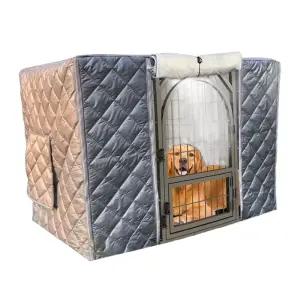 케이지 보온 덮개 누빔 방풍 커버 새집 개집 닭장