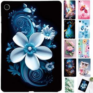 삼성 갤럭시 탭 A11 A9 + 8.7 플러스 케이스 A 10.1 T510 A7 T290 A8 X200 페인팅 TPU 태블릿 (실리콘 소재)