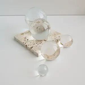 감성 소품 촬영 유리 구슬 세트 장식소품 2cm 3cm 수정구 유리볼 투명볼