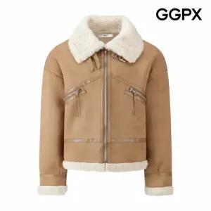 [GGPX] 안감 퍼 무스탕 벨티드 자켓 (GPAJK016F)