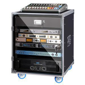 오디오 랙케이스 이동식 박스 스피커 상자 공연 콘솔 케이스 엠프