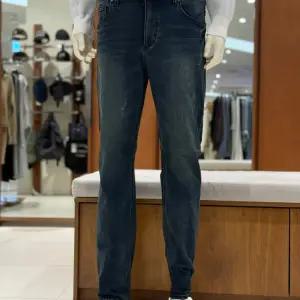 [모다아울렛][버커루][HEATING JEAN] 남성 기모 슬림 스트레이트 D톤 청바지-DG