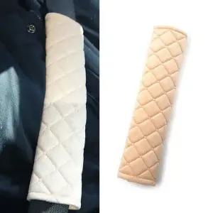 벨벳 베이지 커버 안전벨트스토퍼 안전벨트 안전벨트스토퍼 안전띠패드 안전벨트쿠션