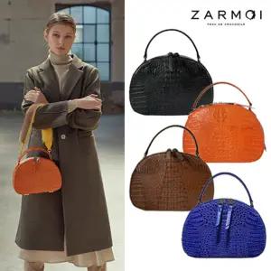 잘모이 아이리스 크로커다일 악어가죽 핸드백 데일리 가방 여성 토트백 LTZ 5168