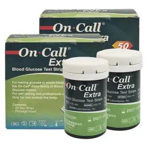 [셀러허브]온콜 엑스트라 혈당 시험지 100매 체크지 측정 검사지 D (S41040803)