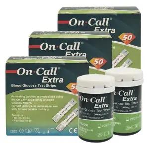 [셀러허브]온콜 엑스트라 혈당 시험지 150매 체크 검사지 체크지 측정 D (S41040781)