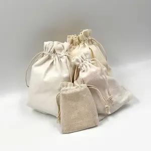 고품질 린넨 복조리 파우치(8X10cm) 천주머니 린넨파우치 (WE850D8)