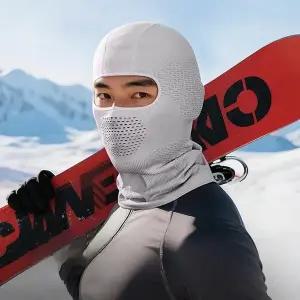 [토마]스키니핏 바라클라바 블랙/방한 방풍 마스크 헬멧 반다나 넥워머 비니 귀도리(CN232)