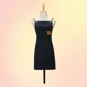 작업 앞치마 카페 목공 주방 미술 고급원단 포켓