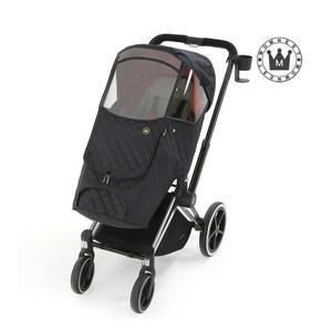 [맘네스트] 싸이벡스 프리암 전용 유모차 방한커버-블루블랙