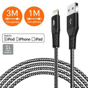 라이트닝 8핀 애플 MFi 고속충전 아이폰 케이블 1M 3M