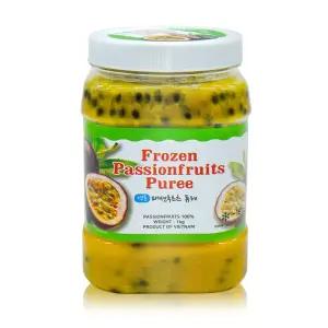 [신정푸드] 설탕과 첨가물 없는 100% 원액 냉동 패션후르츠 퓨레 1kg x 1개