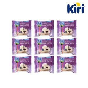 끼리 크림치즈 찰떡 블루베리 9개 / 개별포장 찹쌀떡 아이스찰떡 모찌 퓨전떡 디저트 인생떡