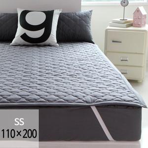 [바숨]순면누빔 고정밴딩 침대패드 슈퍼싱글(SS) 110x200 사이즈