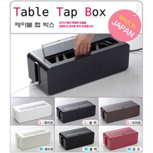 일본[이노마타] TABLE TAP BOX/케이블정리함/M,L사이즈/테이블탭박스/케이블정리/전선정리함/