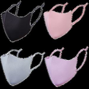 대형 컬러 빨아쓰는 세부리형 마스크 운동 천 메쉬 여름용 끈조절 귀편한 마스크