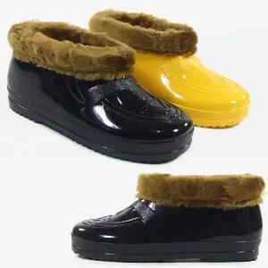 [뮤즈몰] 털고무신 / [130~210] 아기 유아 아동 어린이 학생 겨울 추억의 고무신 한복 시골 털신발