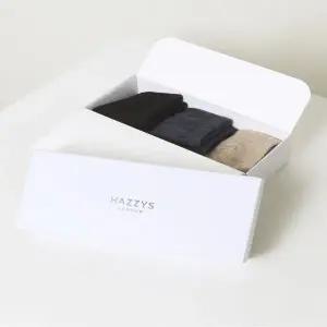 [헤지스](대구신세계)퍼피자수 3색 여성 단목 양말 3종 세트HISS5F220BK