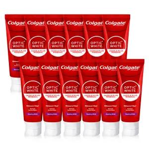 콜게이트 옵틱화이트 다즐링 화이트 치약 100g x 12개
