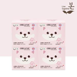 유기농본 뉴본플러스 유기농 생리대 팬티라이너 롱 18P, 4팩