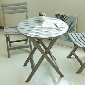 카이 폴딩 테이블 카페 야외 테라스 정원 야외 사출 플라스틱 접이식 원형 2인 탁자