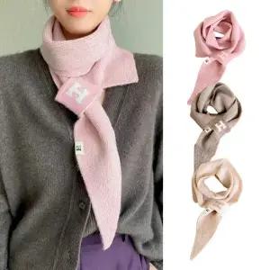 엔비 h니트 심플 머플러 숄 쁘띠 롱 목도리