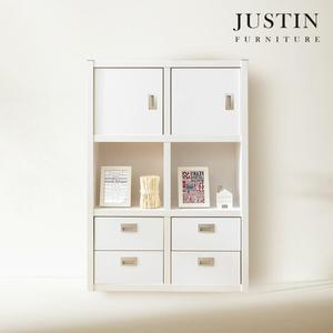 [저스틴퍼니처]모스 콤비형 3단 수납 책장(800)