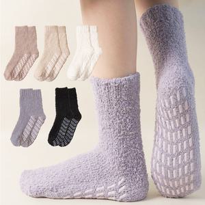 여성 수면양말 미끄럼방지 무압박 겨울 양말