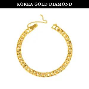 갤러리아 남자 순금 팔찌 팔각 콤비 컷팅 체인 24K 37.5g