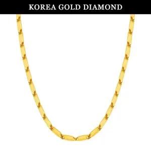 갤러리아 순금 체인 목걸이 24K 뉴 대나무 26.25g